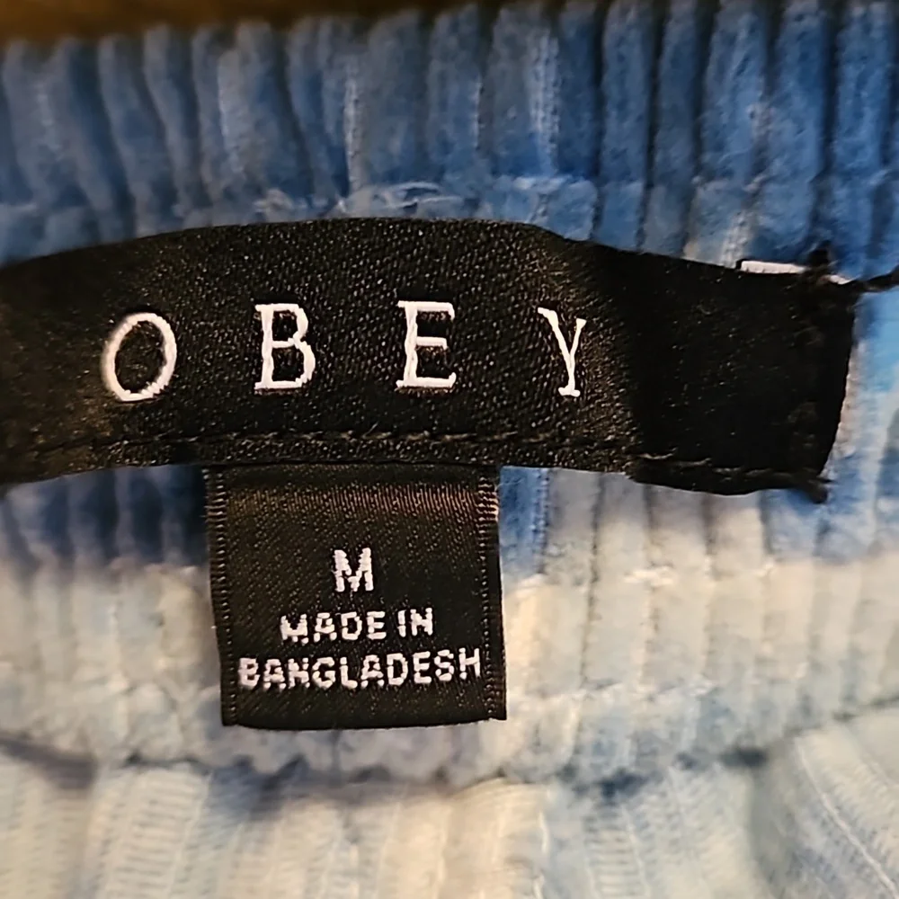 Obey Splash Corduroy Pants Multicolor Pink Blue Yellow Green - Picture 5 of 10